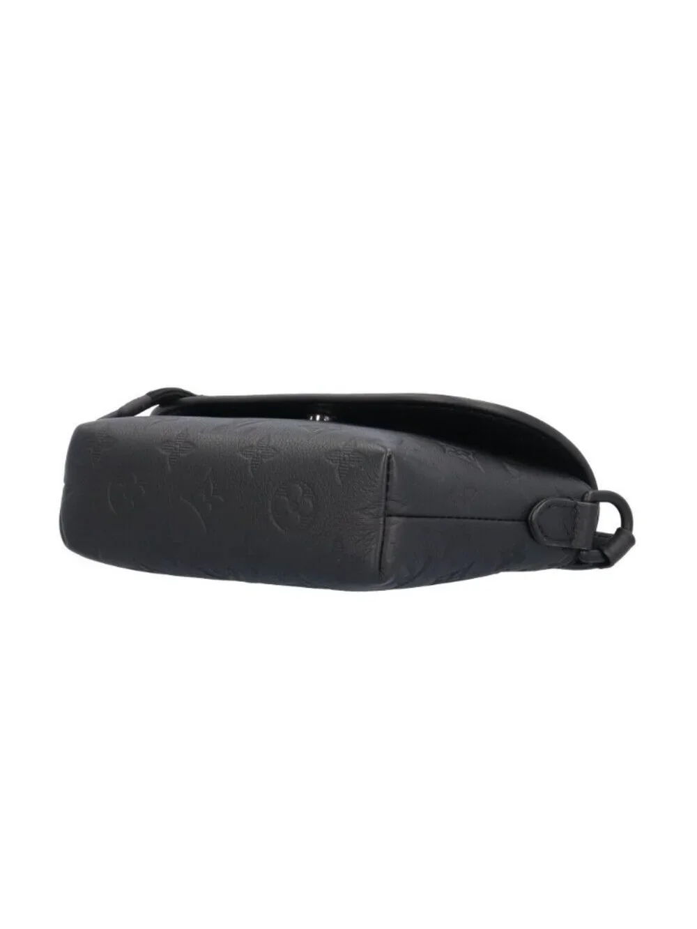 Louis Vuitton Pulse Wearable Wallet Monogram Shadow Shoulder Bag Leather Black